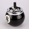 ProLeo Billiard Ball Ashtray Metal with Number 8 for Indoor