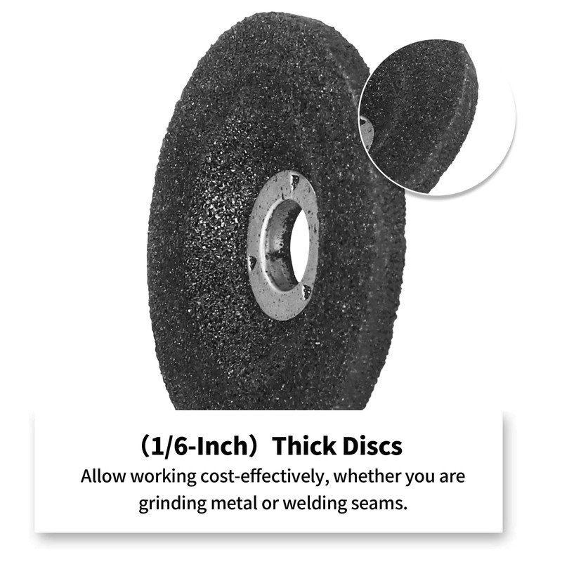 NuoDunco 10Pack 2 Inch Grinding Wheel 3/8" Arbor for Die