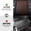 Hbxdeco Car Armrest Cushion, 12.2"×8.3" Leather Auto Memory Foam Center