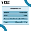 PGN Bearings (2 Kg) 15mm Chrome Steel G500 Precision Ball