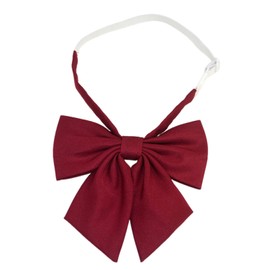 LIKENNY Uniform Ribbon, School Ribbon, DK JK School Uniform, Bowknots, Adjustable Size, Girls' Uniform Accessory, Cute, Solid, Junior High School Students, Uniform Ribbon (Red)