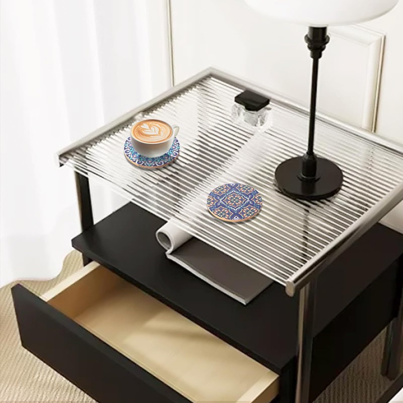 STARUBY 12 Pcs Cork Coasters, Coasters for Drinks, Coasters for