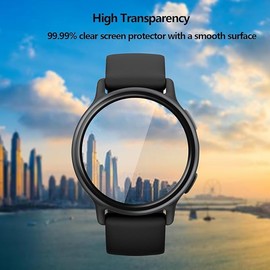 Kicvbnco [3 Pack] For Garmin vivoactive 5 watch film Screen Protector, [99.99% HD Clear] [9H Hardness] [film Friendly] for Garmin vivoactive5 Screen Protector film