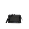 ALDO Women's Compact Crossbody Bag, Black Sparkle, Mini