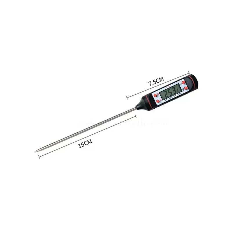 TP101 Digital Food Thermometer, LCD Display, Instant Read Probe for
