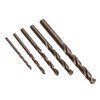 5Pcs Straight Shank Twist Drill Bit HSS 3 4 5