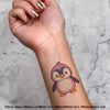 4 x 'Cute Penguin Kawaii Style' Temporary Tattoos - Water