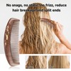 Wooden Hair Comb Fine Tooth Wood Comb for Women No