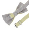 cravateSlim Bow Tie Pastel - Cotton Wedding Bow Tie -