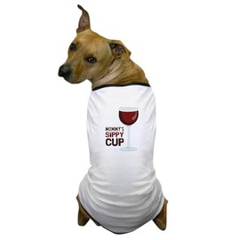 CafePress Mommys Sippy Cup Dog T Shirt Dog T-Shirt, Pet Clothing, Funny Dog Costume