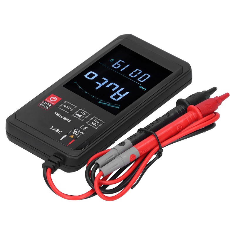 HY128C Intelligent Multimeter Touch Screen Digital Multi Display Frequency Temperature