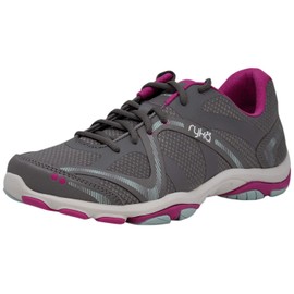 Ryka Women's Influence Frost Grey/Rose/Pale Aqua Training Shoe 7 M US