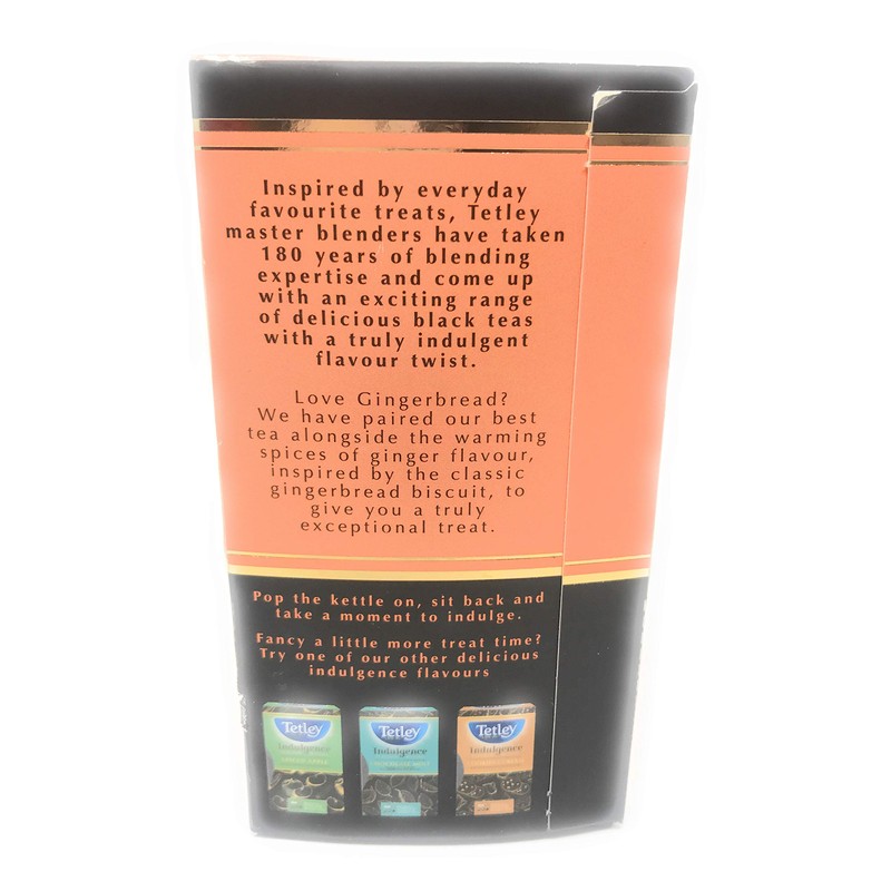 Tetley Indulgence Gingerbread Black Tea - Limited Edition, 20 Tea