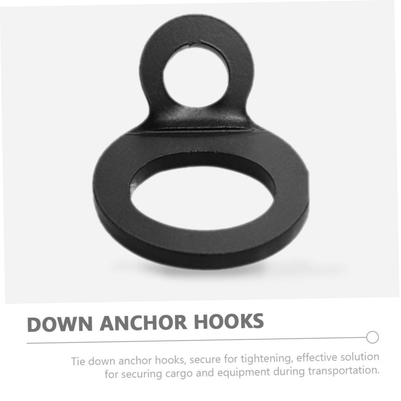 LIFKOME 10pcs Stainless Steel Tie Down Anchor Hooks for Cargo