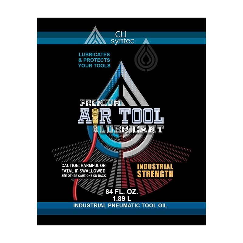 Premium Air Tool Lubricant - 64 FL. OZ. Industrial Pneumatic