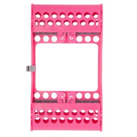 Zirc Dental 50Z927S E-Z Jett Instrument Sterilization Cassette 8-Place Neon Pink