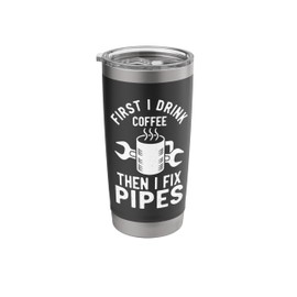 Plumber Dad Plumbing Pipe Wrench Tool for Men Stainless Steel Insulated Tumbler