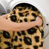 HOMORE Fluffy Leopard Blanket, Plush Cheetah Print Throw Blankets Soft