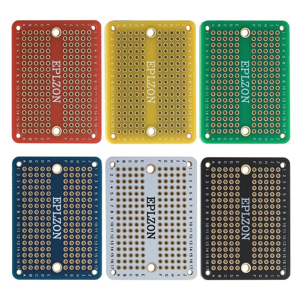 EPLZON Plated Mini PCB Solder-able Breadboard for Electronics Projects Compatible