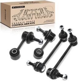 A-Premium Set of 4, Front & Rear Sway Bar Links Kit Stabilizer Bar Links Compatible with Ford Fusion 2006-2010, Lincoln MKZ 2007-2009, Zephyr 2006, Mercury Milan 2006-2009