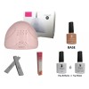 Mussa Kit Gel Gama 6p+lampara Uv/led 48w Rosa+base+top+aceite+lima