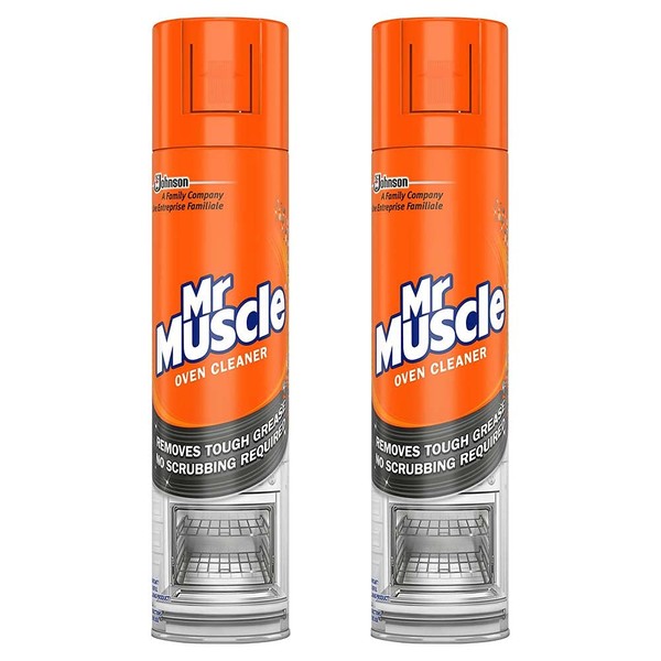 2 x Ofenreiniger von Mr Muscle, kraftvolle Reinigungsleistung, 300 ml