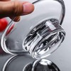 2 x Glass Soap Dish Replacement for Bathroom Accessories (Transparent)