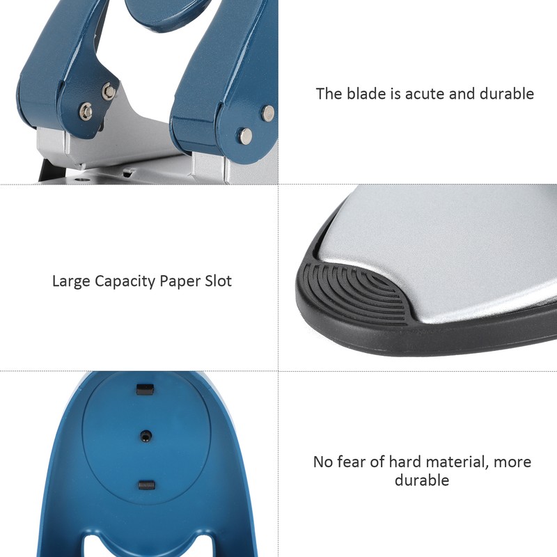 2Hole Punch 50 Sheets Manual LaborSaving Thicken Heavy Duty Office