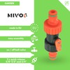 MIVOS Hose Coupling for Connecting 2 Hoses with Mounted Quick