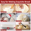 Yomjarl Sourdough Starter Kit,Sourdough Bread Baking Supplies with 2 pack