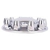 CHDT66 Complete Chrome Wheel Cover Set, 33mm Lug Nut Covers