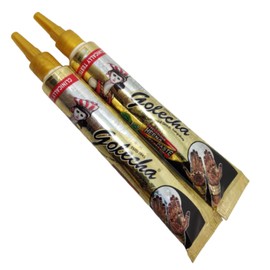 Henna Temporal 100% Natural para Tatuajes Piel Crea Mandalas Colores a Escoger 2 Tubos (Negro)