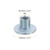 uxcell M6 T-Nuts, 12pcs Carbon Steel Tee Nut Round Base
