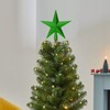 Green 20cm Tree Top Star Premier Shatterproof Christmas Tree Decoration