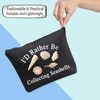 JXGZSO Seashell Collectors Gift I'd Rather Be Collecting Seashells Toiletry