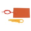 Hilitand Silicone Rubber Heating Mat, Silicone Heater Pad 12V 20W