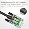 Willwewon 4PCS DB9 Male Metal Shell Solderless Connector, RS232 D-SUB