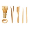 1 Matcha Blender, 5 Piece Wooden Tea Tools, Matcha Kit,