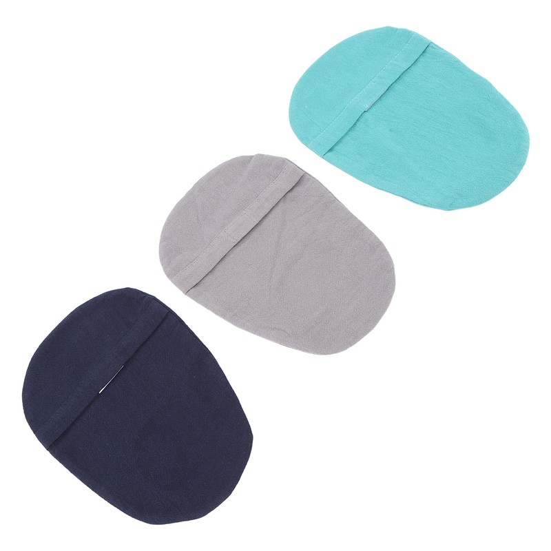 3pcs Ostomy Bag Cover Washable Detachable Dust Proof Mixed Colors