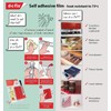 d-c-fix 346-0627 Decorative Self-Adhesive Film, Polka Dot Red/Petersen Red, 17"