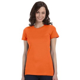 Bella Canvas Women's Long Body Length T-Shirt, Orange, Medium
