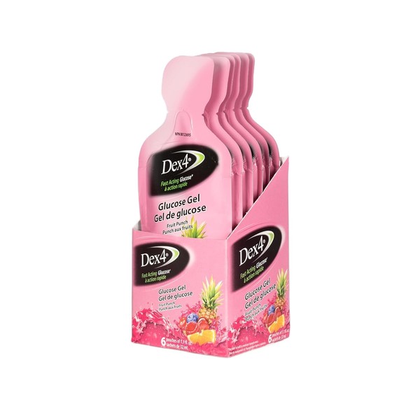 Dex4 Dex4 Glucose Gel Packs - Fast Acting Sugar Supplement