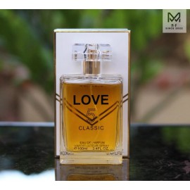 EBC COLLECTION PERFUME FOR WOMEN LOVE 5 CLASSIC EAU DE PARFUM VAPORISATEUR 3.4 OZ WITH POUCH