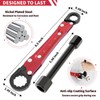 LAISGOO Plumbing Tools, Angle Stop Wrench Angle-On Wrench kit, plumbers