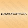 Unbranded 3D Tailgate Letter For Maverick 2022-2025 Accessories Insert Badges