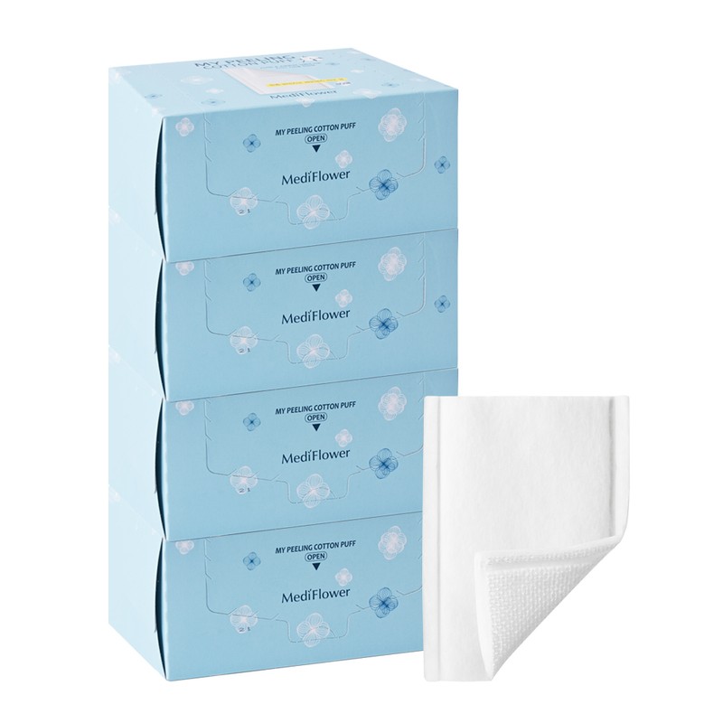 Mediflower Medi Flower Embossing Soft Cotton Pads 300 sheets x