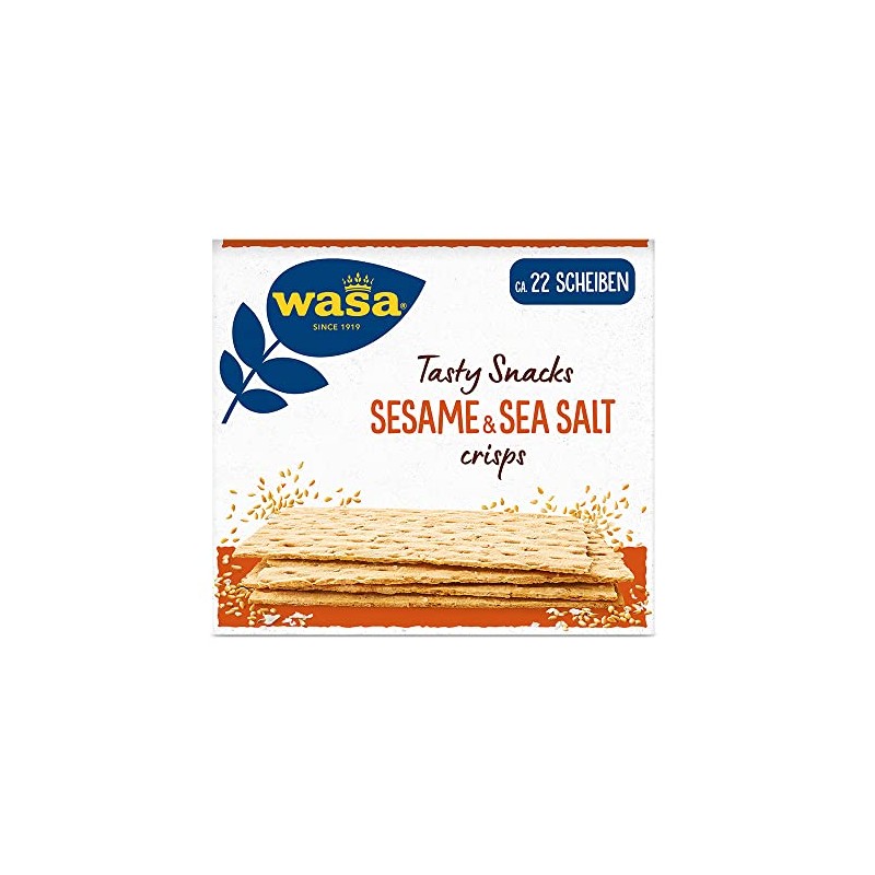 Wasa Crispbread, Sesame & Sea Salt, 190 g