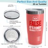 Programmer Coral Viking Tumbler 20oz - False It's Funny -