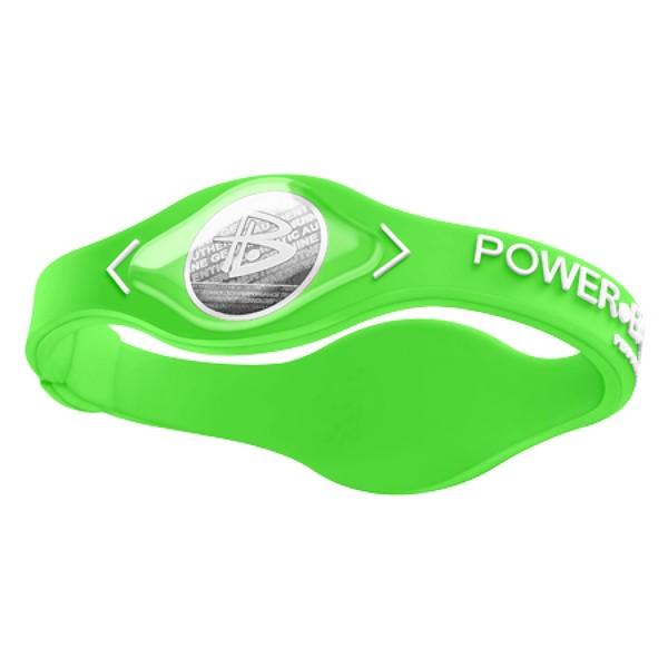 Power Balance-The Original Performance Wristband (Lime Green/White, Large)
