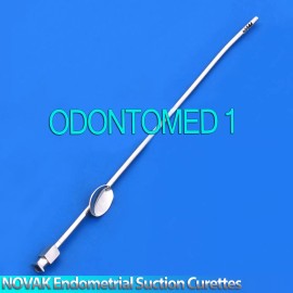 ODM 10 Pcs NOVAK 3mm Suction Curettes 9.2" Gynecology Surgical Set